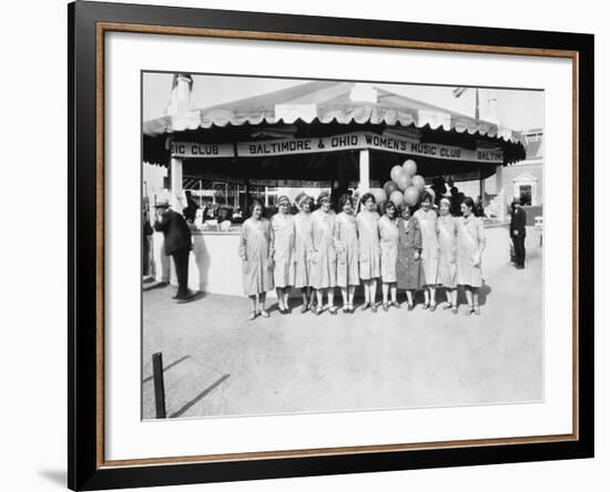 The B&O Women's Music Club-null-Framed Photographic Print