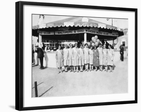 The B&O Women's Music Club-null-Framed Photographic Print