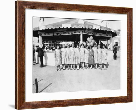 The B&O Women's Music Club-null-Framed Photographic Print