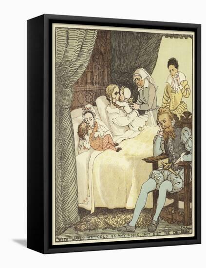 The Babes in the Wood (Colour Litho)-Randolph Caldecott-Framed Premier Image Canvas