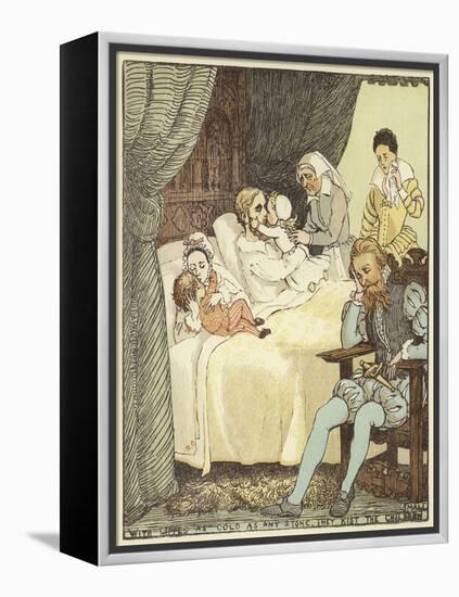 The Babes in the Wood (Colour Litho)-Randolph Caldecott-Framed Premier Image Canvas