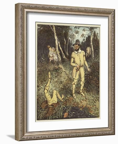 The Babes in the Wood (Colour Litho)-Randolph Caldecott-Framed Giclee Print