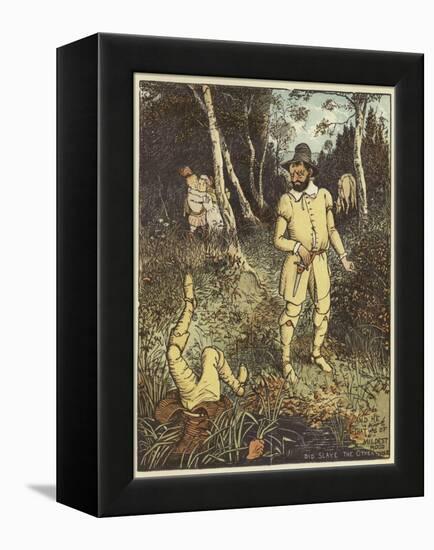 The Babes in the Wood (Colour Litho)-Randolph Caldecott-Framed Premier Image Canvas