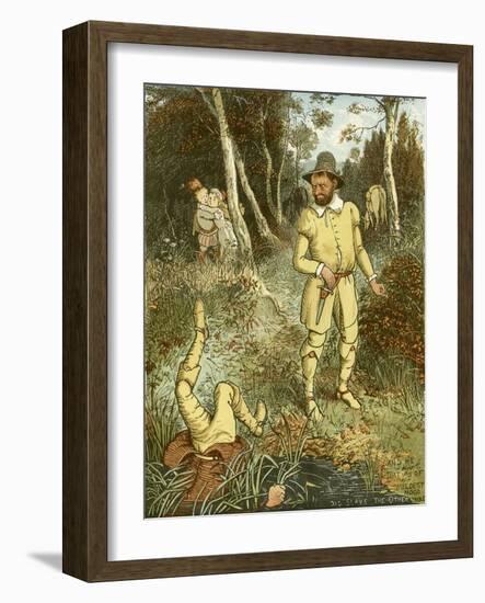 The Babes in the Wood-Randolph Caldecott-Framed Premium Giclee Print