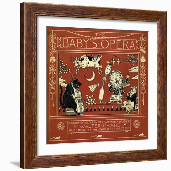 The Baby's Opera by Walter Crane-Walter Crane-Framed Giclee Print