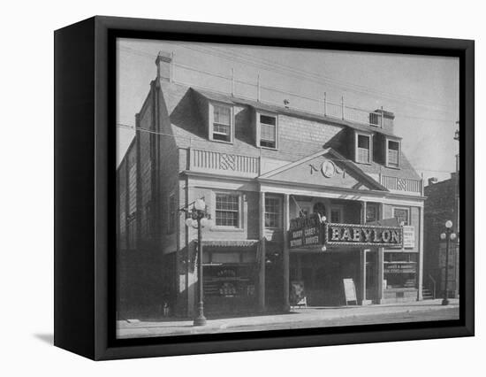 The Babylon Theatre, Babylon, New York, 1925-null-Framed Premier Image Canvas