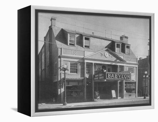 The Babylon Theatre, Babylon, New York, 1925-null-Framed Premier Image Canvas