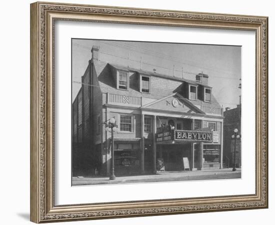 The Babylon Theatre, Babylon, New York, 1925-null-Framed Photographic Print