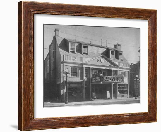 The Babylon Theatre, Babylon, New York, 1925-null-Framed Photographic Print