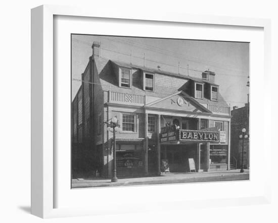 The Babylon Theatre, Babylon, New York, 1925-null-Framed Photographic Print