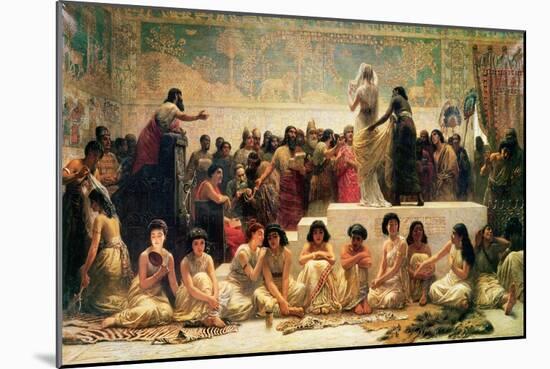 The Babylonian Marriage Market, 1875-Edwin Longsden Long-Mounted Giclee Print