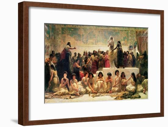 The Babylonian Marriage Market, 1875-Edwin Longsden Long-Framed Giclee Print