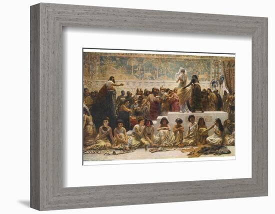 The Babylonian Marriage Market-Edwin Long-Framed Photographic Print