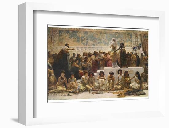 The Babylonian Marriage Market-Edwin Long-Framed Photographic Print