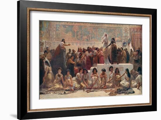 The Babylonian Marriage Market-Edwin Long-Framed Giclee Print