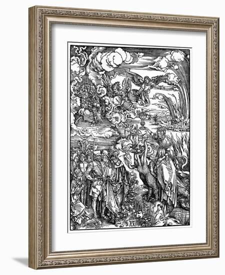 The Babylonian Whore, 1498-Albrecht Durer-Framed Giclee Print