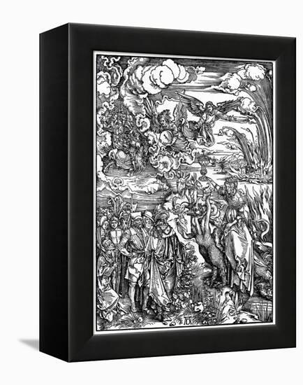 The Babylonian Whore, 1498-Albrecht Durer-Framed Premier Image Canvas