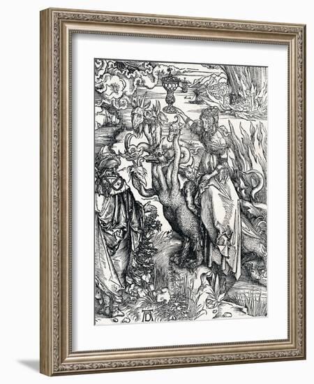 'The Babylonish Whore', 1498, (1906)-Albrecht Durer-Framed Giclee Print