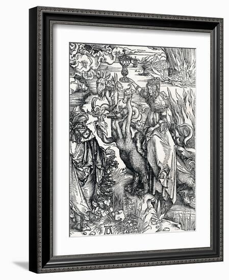 'The Babylonish Whore', 1498, (1906)-Albrecht Durer-Framed Giclee Print
