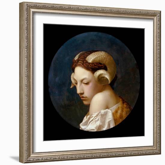 The Bacchante, 1853 (Oil on Canvas)-Jean Leon Gerome-Framed Giclee Print