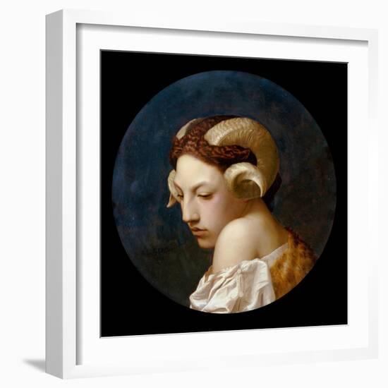 The Bacchante, 1853 (Oil on Canvas)-Jean Leon Gerome-Framed Giclee Print