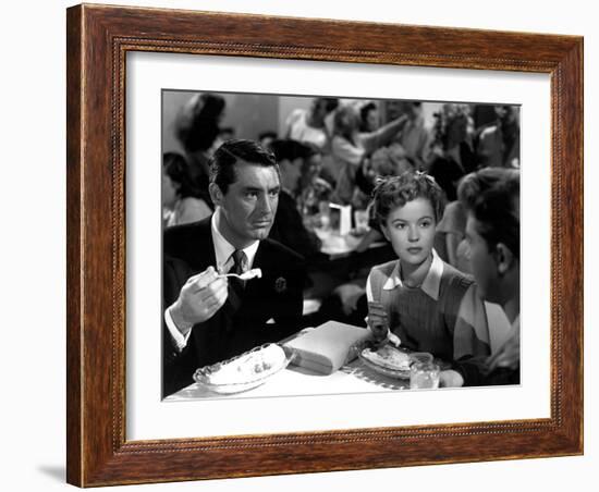 The Bachelor And The Bobby-Soxer, Cary Grant, Shirley Temple, 1947-null-Framed Photo