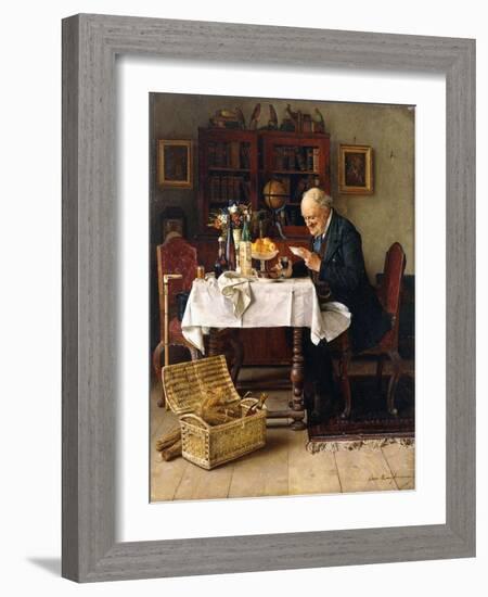 The Bachelor's Birthday-null-Framed Giclee Print