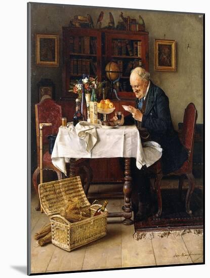 The Bachelor's Birthday-null-Mounted Giclee Print