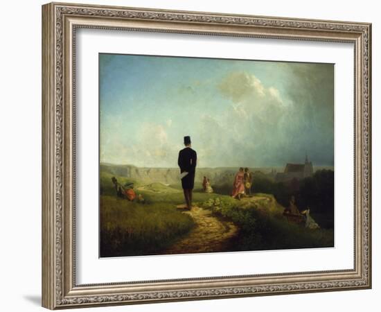 The Bachelor-Carl Spitzweg-Framed Giclee Print