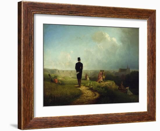 The Bachelor-Carl Spitzweg-Framed Giclee Print