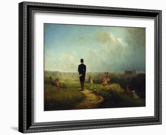 The Bachelor-Carl Spitzweg-Framed Giclee Print