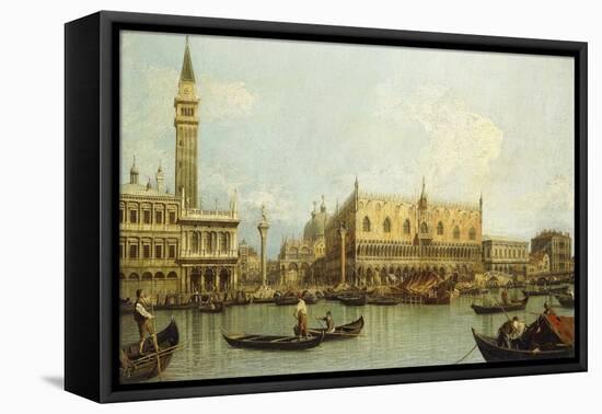 The Bacino di S. Marco, Venice, from the Piazzetta-Canaletto Giovanni Antonio Canal-Framed Premier Image Canvas