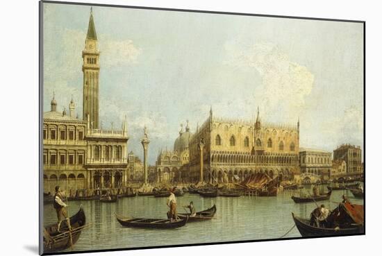 The Bacino di S. Marco, Venice, from the Piazzetta-Canaletto Giovanni Antonio Canal-Mounted Giclee Print