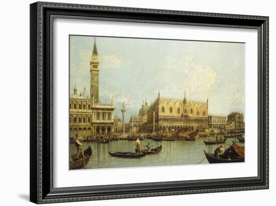 The Bacino di S. Marco, Venice, from the Piazzetta-Canaletto Giovanni Antonio Canal-Framed Giclee Print