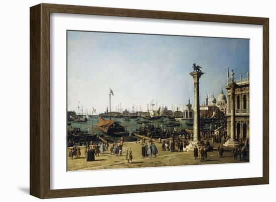 The Bacino Di S. Marco, Venice, from the Piazzetta-Canaletto-Framed Giclee Print