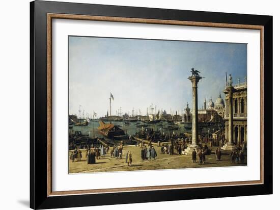 The Bacino Di S. Marco, Venice, from the Piazzetta-Canaletto-Framed Giclee Print