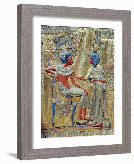 The Back of the Gold-Plated Throne, Egypt, North Africa-Robert Harding-Framed Photographic Print