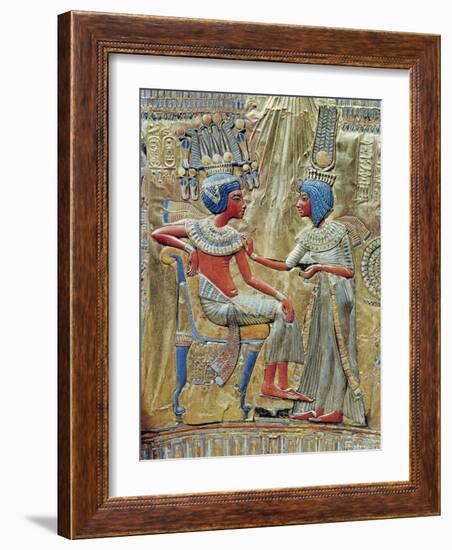 The Back of the Gold-Plated Throne, Egypt, North Africa-Robert Harding-Framed Photographic Print