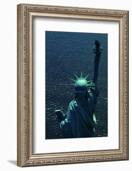 The Back of the Statue of Liberty-Dirck Halstead-Framed Photographic Print