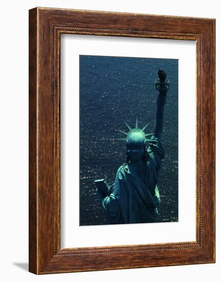 The Back of the Statue of Liberty-Dirck Halstead-Framed Photographic Print