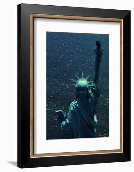 The Back of the Statue of Liberty-Dirck Halstead-Framed Photographic Print