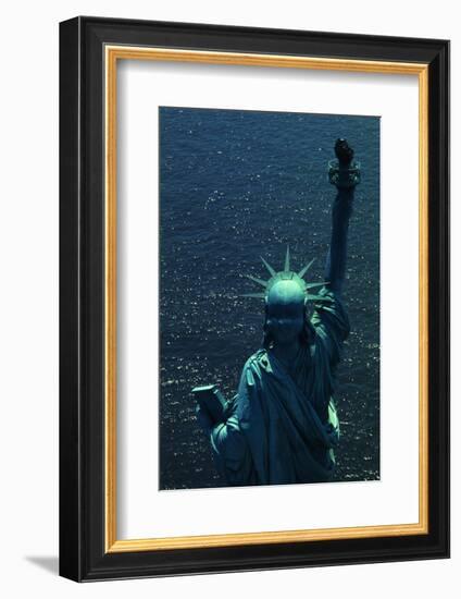 The Back of the Statue of Liberty-Dirck Halstead-Framed Photographic Print