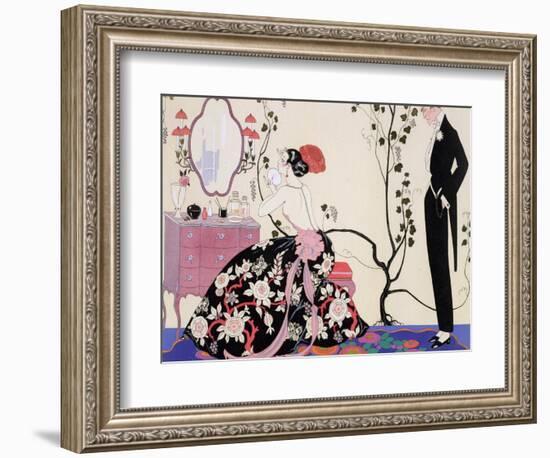 The Backless Dress-Georges Barbier-Framed Giclee Print