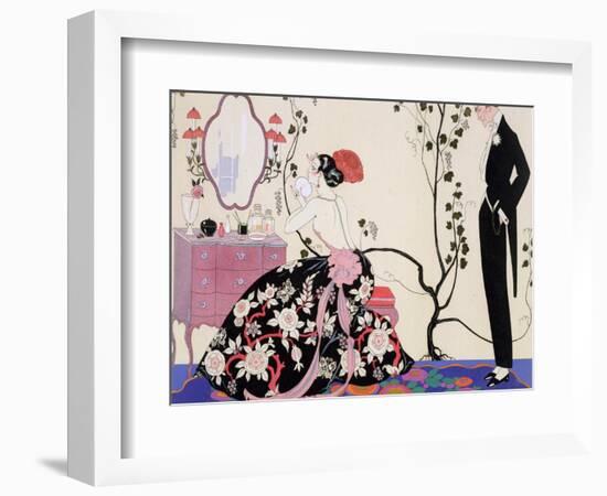 The Backless Dress-Georges Barbier-Framed Giclee Print