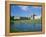 The Backs of the River Cam and Kings College Chapel, Cambridge, Cambridgeshire, England, UK-Ruth Tomlinson-Framed Premier Image Canvas