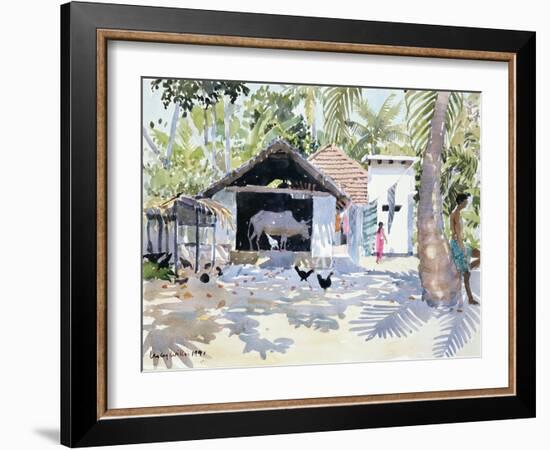 The Backwaters, Kerala, India, 1991-Lucy Willis-Framed Giclee Print