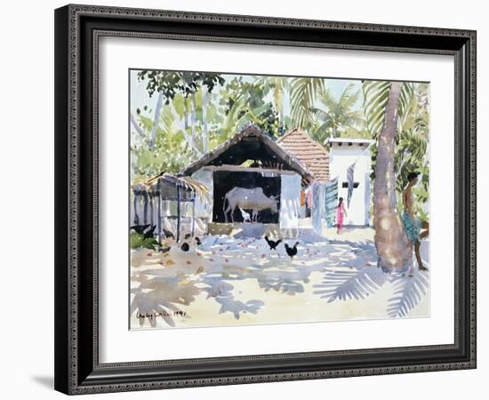 The Backwaters, Kerala, India, 1991-Lucy Willis-Framed Giclee Print