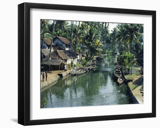 The Backwaters, Kerala State, India, Asia-Sybil Sassoon-Framed Photographic Print