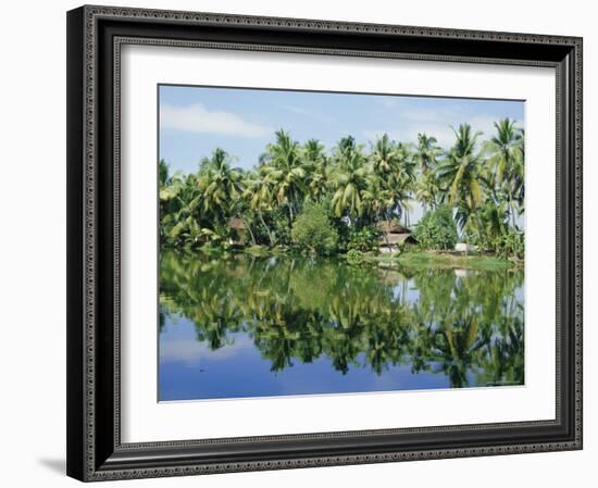 The Backwaters Near Kumarakom, Kerala State, India, Asia-Jenny Pate-Framed Photographic Print