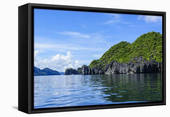 The Bacuit Archipelago, Palawan, Philippines-Michael Runkel-Framed Premier Image Canvas